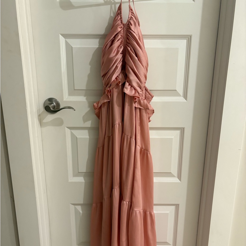Chelsea & Violet Blush Textured Dress
